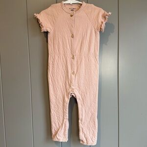 Petite Maison Jumpsuit Romper 18 Months Organic Cotton X Nono Baby Pink